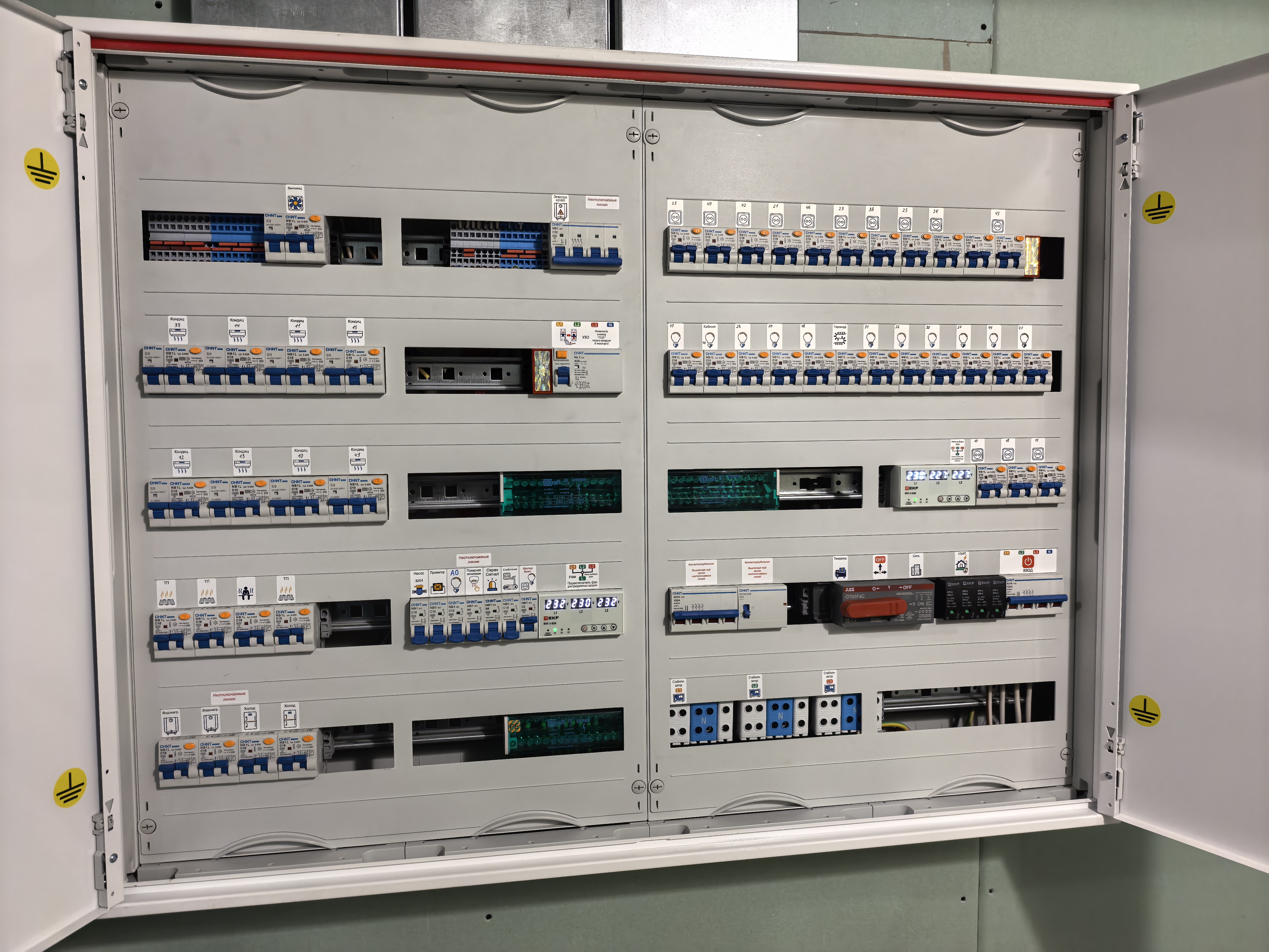 Сборка электрических щитов бытового назначения